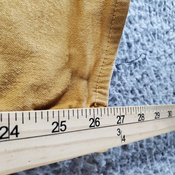 True Religion Jeans Womens 27 Yellow Halle Mid-Rise Skinny Cotton Blend - Picture 8 of 13